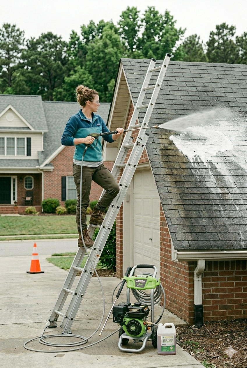Roof Soft Wash service